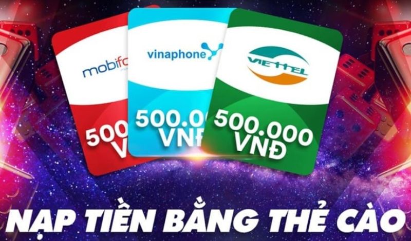 Nạp tiền Huysv368 bằng thẻ cào